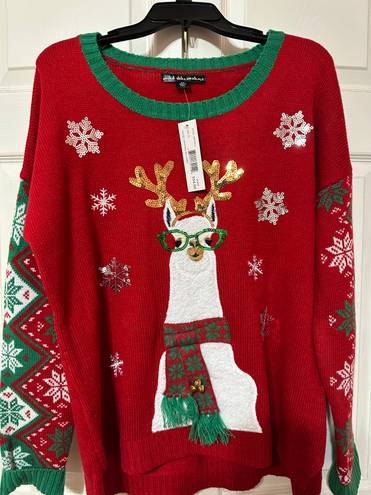 United States Sweaters Ugly Christmas Holiday Sweater Red