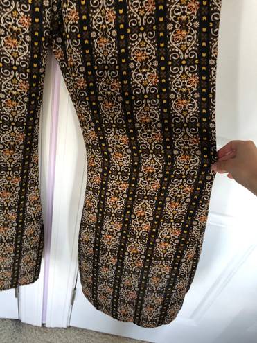 Xhileration Flowy Patterned Pants Size XL