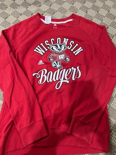 Adidas Wisconsin Badgers Crewneck