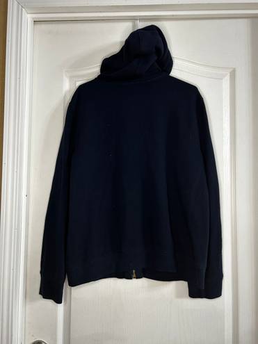 Krass&co LRL Jeans . Ralph Lauren Navy Blue Nautical Zip Up Hooded Sweatshirt XL