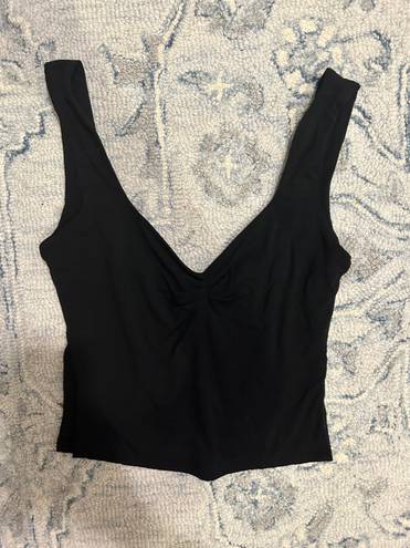 Going Out Cropped Tank Black