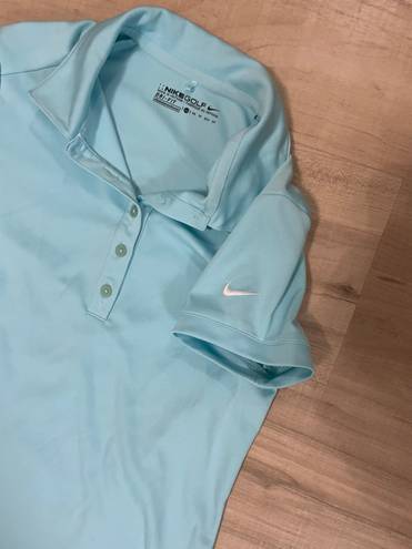 Nike Golf Tennis Pollo Blue Shirt