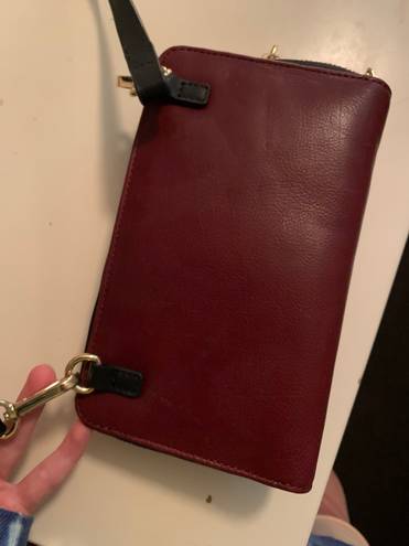 Tommy Hilfiger Never Used Maroon Leather Small Functional Purse