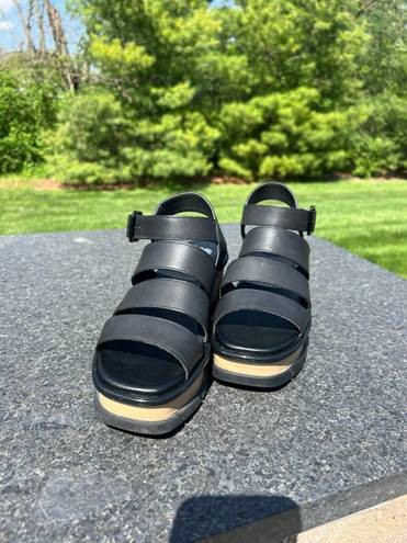 Sorel Joanie Black Sandals