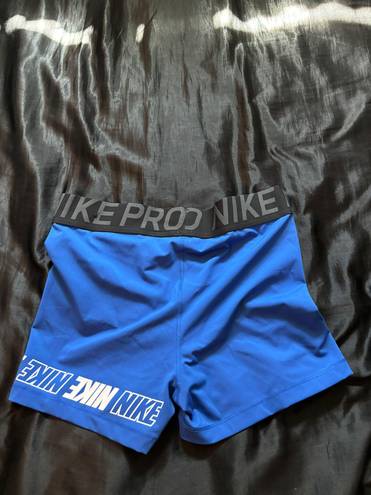 Nike Pro Blue Spandex