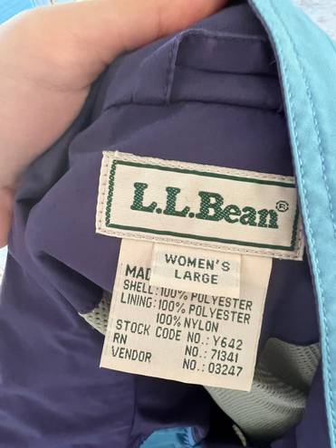 L.L.Bean Baby Blue Gorpcore Windbreaker