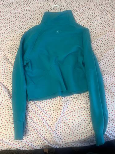 Lululemon teal scuba half zip