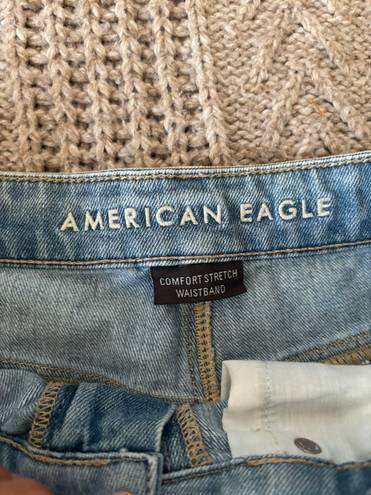 American Eagle Ripped Mom Jean Shorts