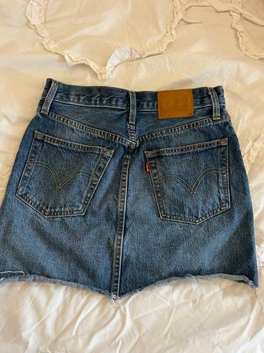 Levi’s Blue Jeans Denim Mini Skirt