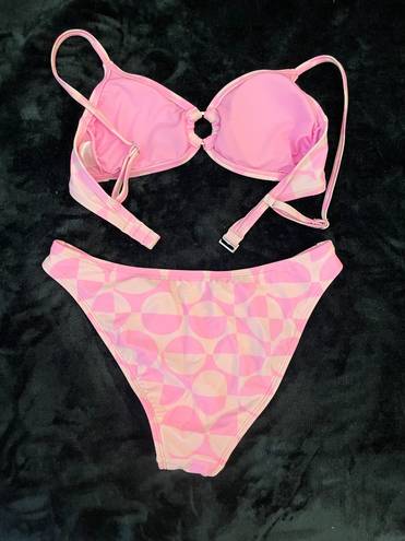 Target Pink Patterned Bikini Set