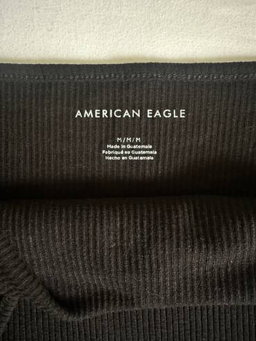 American Eagle Ribbed Halter Top