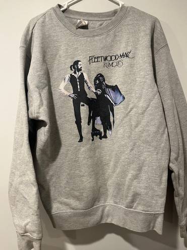 Fleetwood Mac Sweatshirt Gray Size L