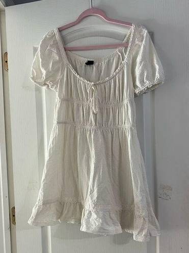 Urban Outfitters cream euro summer dress