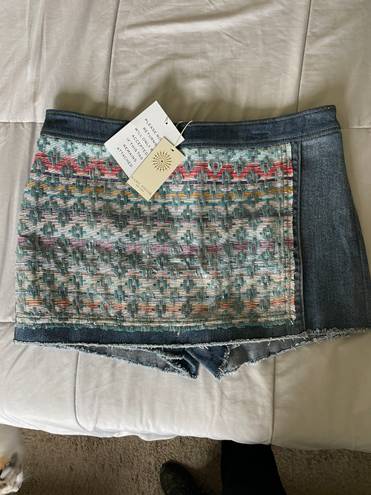 Ramy Brook e Oliver Tweed Denim Skirt