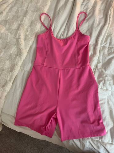 Pink Athletic Romper