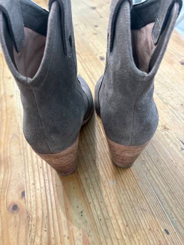 Joie Grey Cowboy Boots