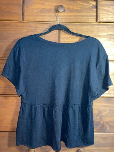 Hollister peplum top