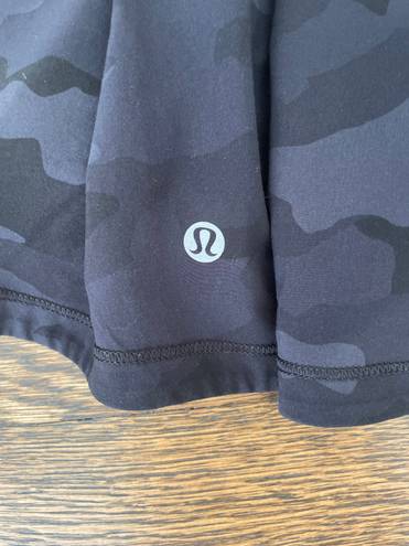 Lululemon Pace Rival Mid-rise Skirt In Black Camo