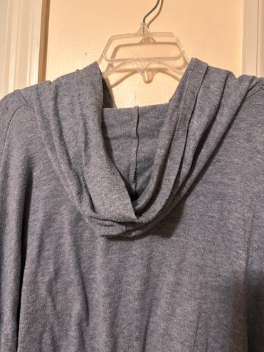 Acemi Gray Cropped Hoodie