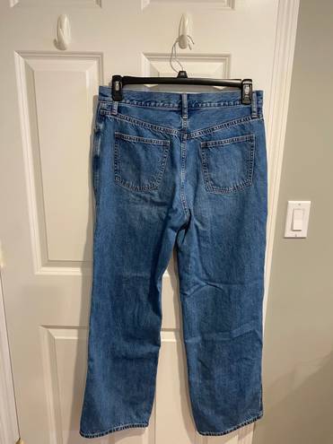 Uniqlo Blue High Waisted Jeans