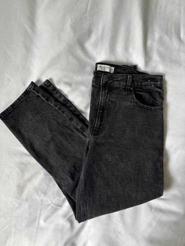 Abercrombie & Fitch Mom Jeans Black Size 30