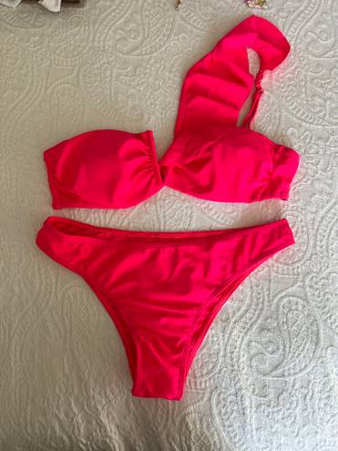 SheIn Hot Pink Bikini Set