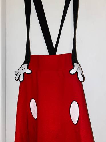 Disney Mickey Mouse Suspender Skirt sz L