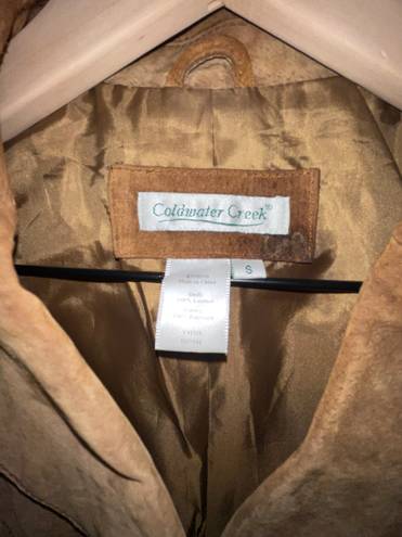 Coldwater Creek Leather blazer jacket