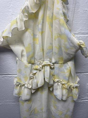 Pretty Little Thing Yellow Strappy Shift Dress