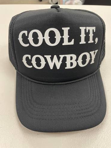 Cool It Cowboy Trucker Hat Black