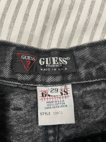 Guess Black Jean Shorts