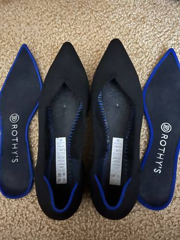 Rothy's Rothy’s The Point Black Solid Slip On Flats