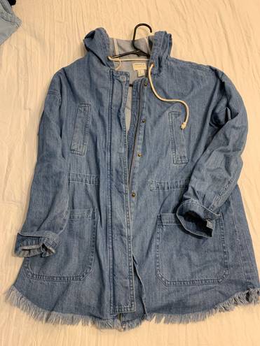 Forever 21 Denim Oversized Jacket 