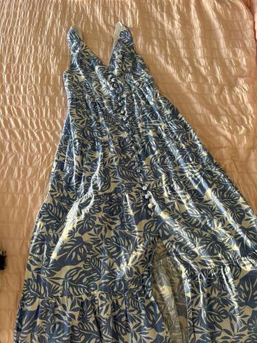 Jessica Simpson Women’s Maxi Blue Floral Dress 