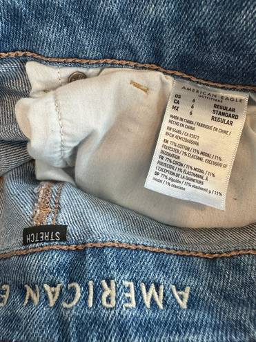 American Eagle Ripped Mom Jeans