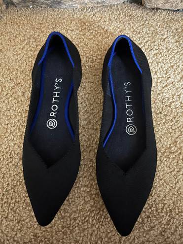 Rothy's Rothy’s The Point Black Solid Slip On Flats