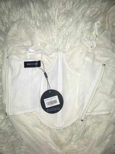 White Fox Boutique White Fox More Than Basic Long Sleeve Bustier Top