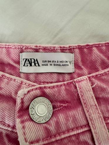 ZARA Pink Denim shorts