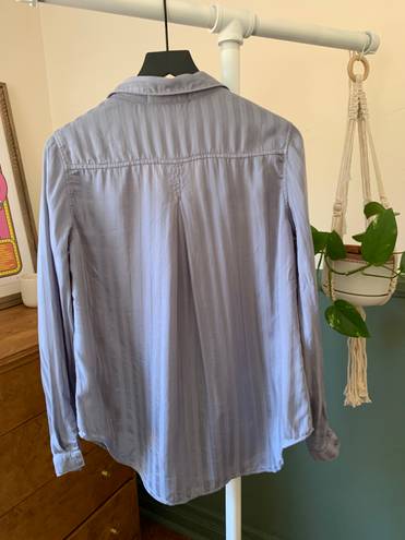 Anthropologie Cloth & Stone Gray Button Down