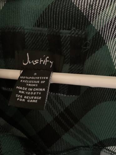 Justify Flannel Hoodie