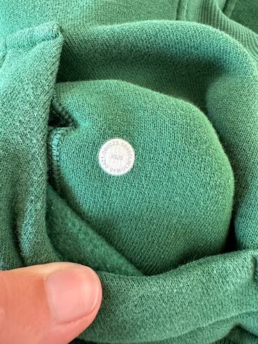 Lululemon Scuba Oversized Half-Zip Hoodie in Everglade Green