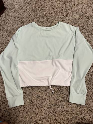 Zyia Cinch Cropped Crewneck