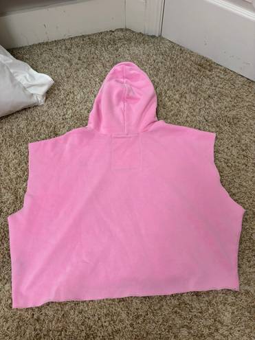 Aviator Nation PINK AVIATIOR NATION SLEEVELESS HOODIE