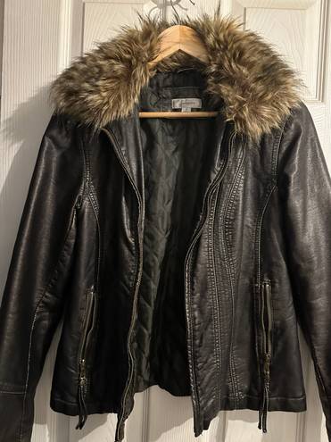 Dress Barn Leather Jacket