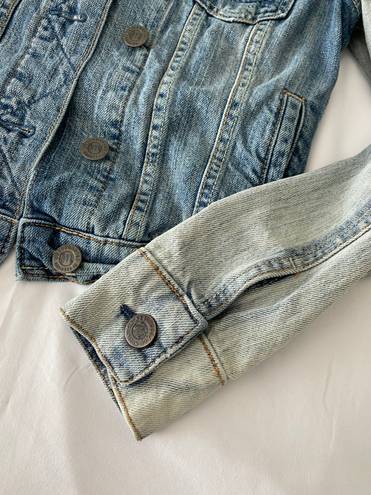 Aeropostale Blue Multi Wash Jean Jacket