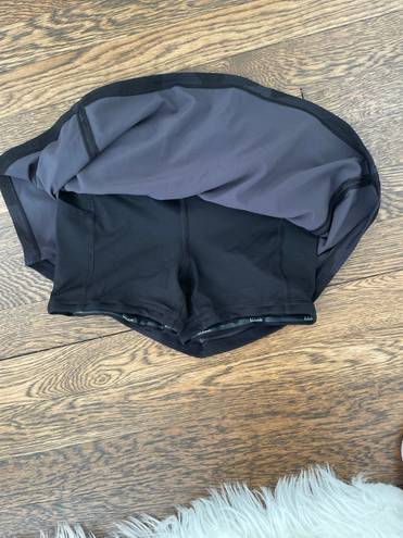 Lululemon Pace Rival Mid-rise Skirt In Black Camo