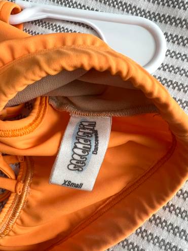 Second Skin Dancewear Orange Sports Bra