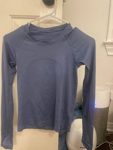 Lululemon Swiftly Tech Long Sleeve Race Length Water Drop