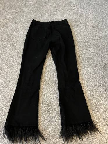 Lulus feather jeans