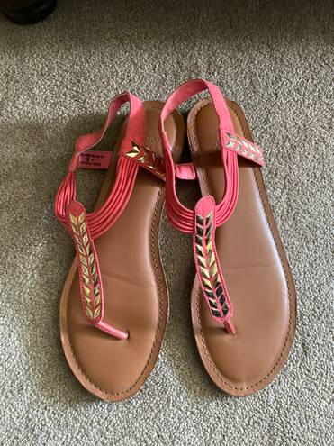 New York And Company  Pink Sandals Size 9